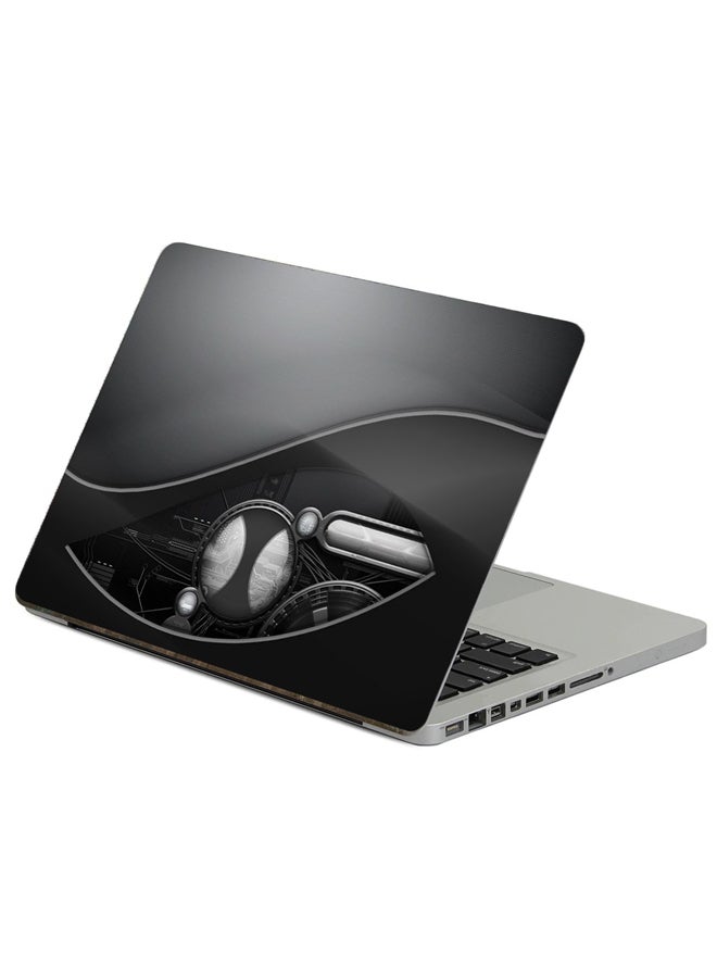 Fast Print Mechanism Background Printed Laptop Sticker Multicolor 