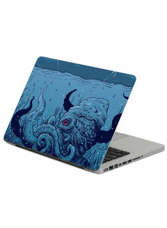 Octopus Underwater World Printed Laptop Sticker Multicolor