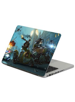 Fast Print Overwatch Junkrat Printed Laptop Sticker Multicolor 