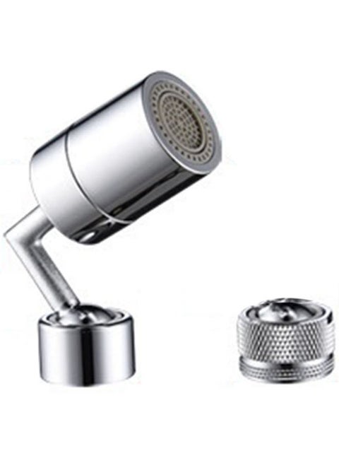 Universal 720° Rotate Filter Faucet Water Tap Sprinkler Frother Silver 16.00*6.00*9.00cm