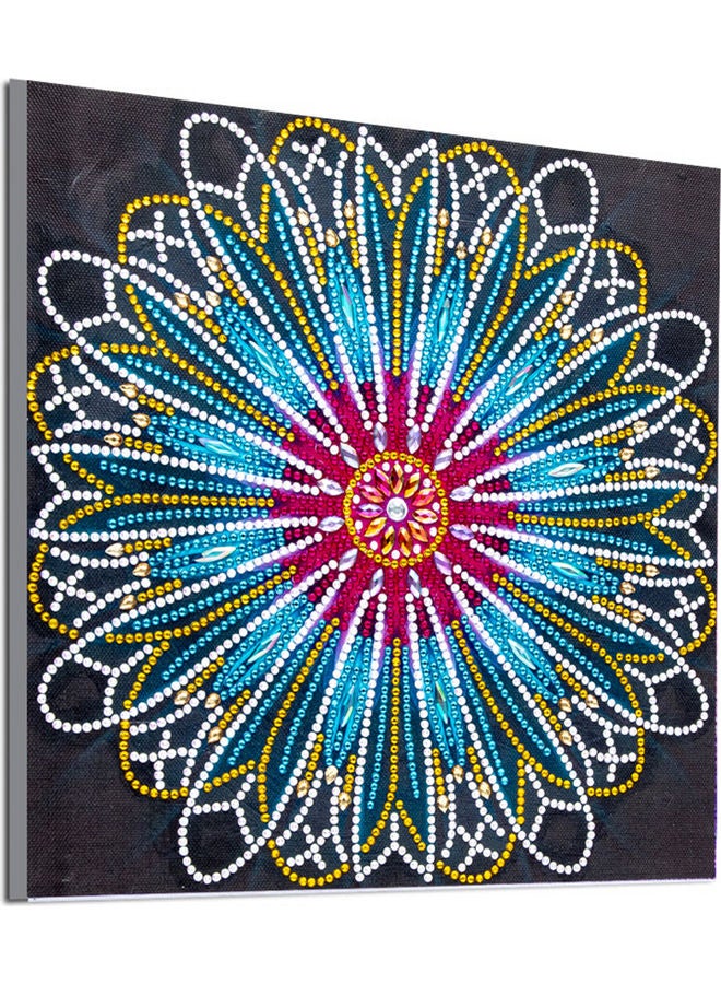 DIY 5D Diamond Painting Flower Pattern Special-shaped Diamond Embroidery Home Decor Multicolour 32.00*2.00*8.00cm - Image 1