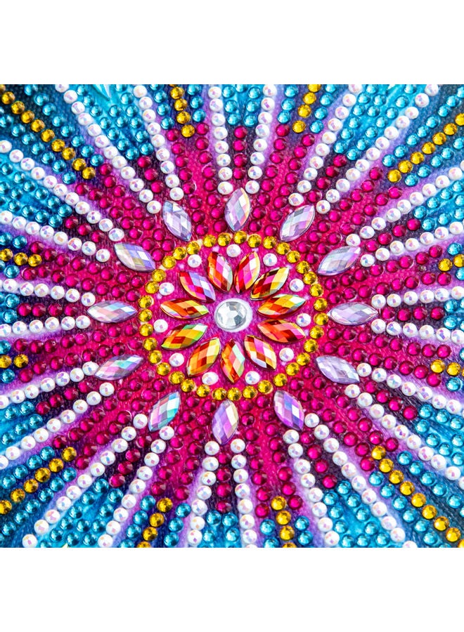 DIY 5D Diamond Painting Flower Pattern Special-shaped Diamond Embroidery Home Decor Multicolour 32.00*2.00*8.00cm - Image 2