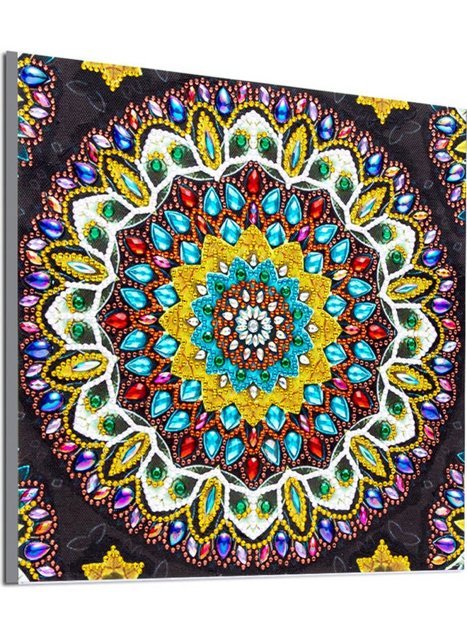 DIY 5D Diamond Painting Flower Pattern Special-shaped Diamond Embroidery Home Decor Multicolour 32.00*2.00*8.00cm - Image 1