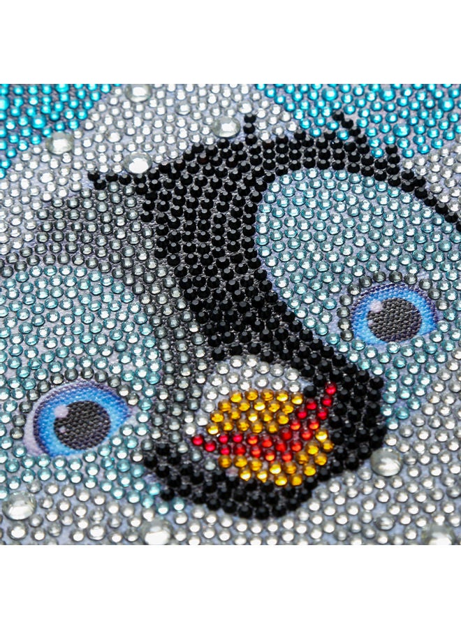 Generic - DIY 5D Diamond Painting Cute Penguin Pattern  Full Drill  Embroidery Desktop Décor Multicolour - Image 1