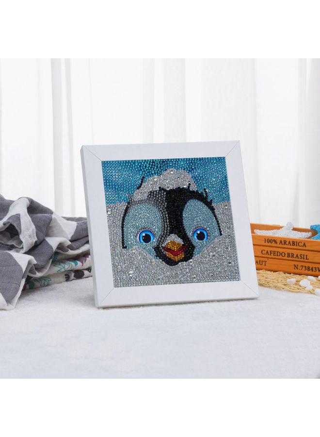 Generic - DIY 5D Diamond Painting Cute Penguin Pattern  Full Drill  Embroidery Desktop Décor Multicolour - Image 1
