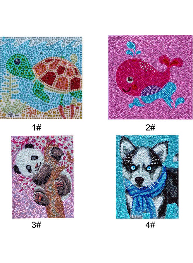 DIY 5D Diamond Painting Cute Penguin Pattern  Full Drill  Embroidery Desktop Décor Multicolour 32.00*2.00*8.00cm - Image 3