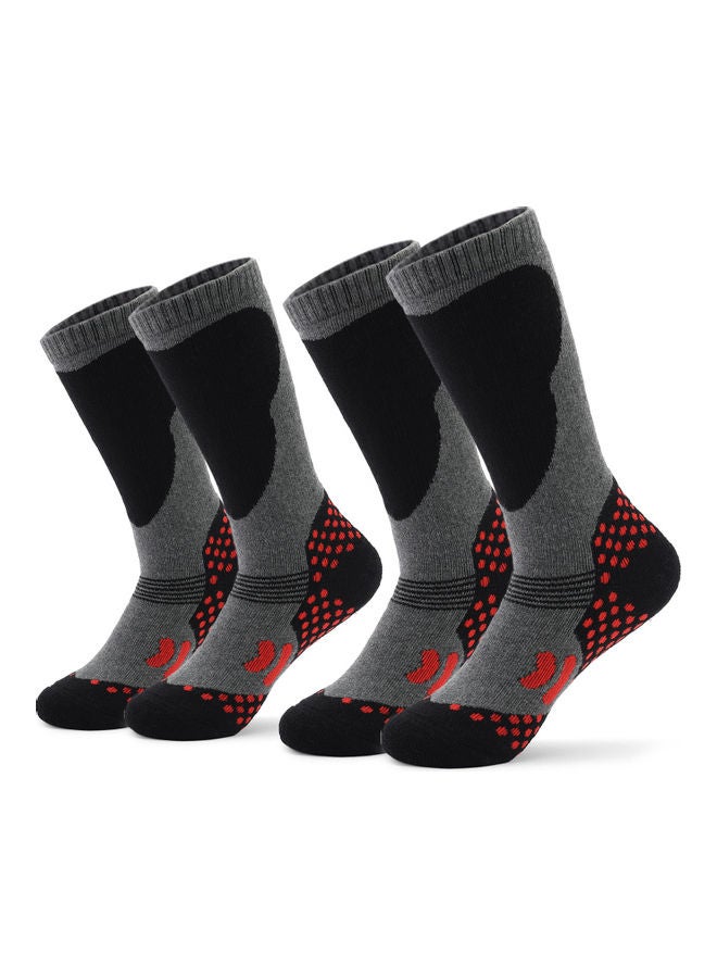 Generic Pair Of 2 Anti-Skid Socks One Size