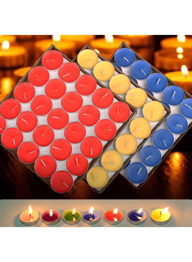 50 Pack Of  2-Hour Burn Duration Smokeless Tealights Candle Set White 18.00*2.50*18.00cm - v1607420752/N42894571A_2