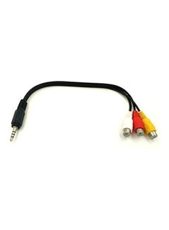 Wpeng Male Plug To 3 RCA Female Adapter Cable Multicolour  - Image 2