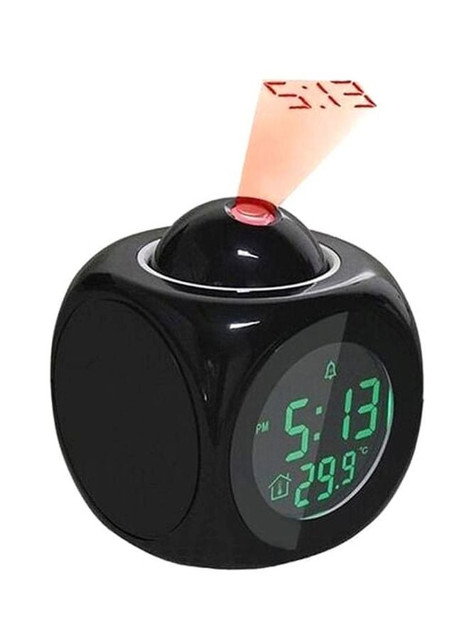 ZENHOME - Digital Alarm Clock Black 10x8x8cm - Image 1