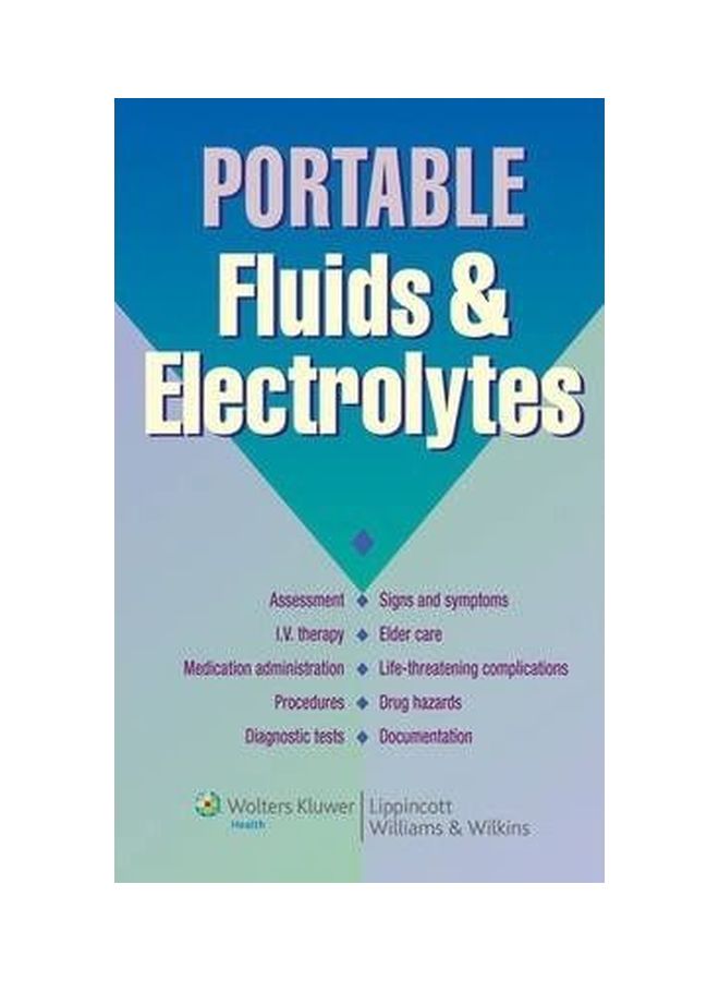 Portable Fluids And Electrolytes Paperback English - 1 Jun 2007 
