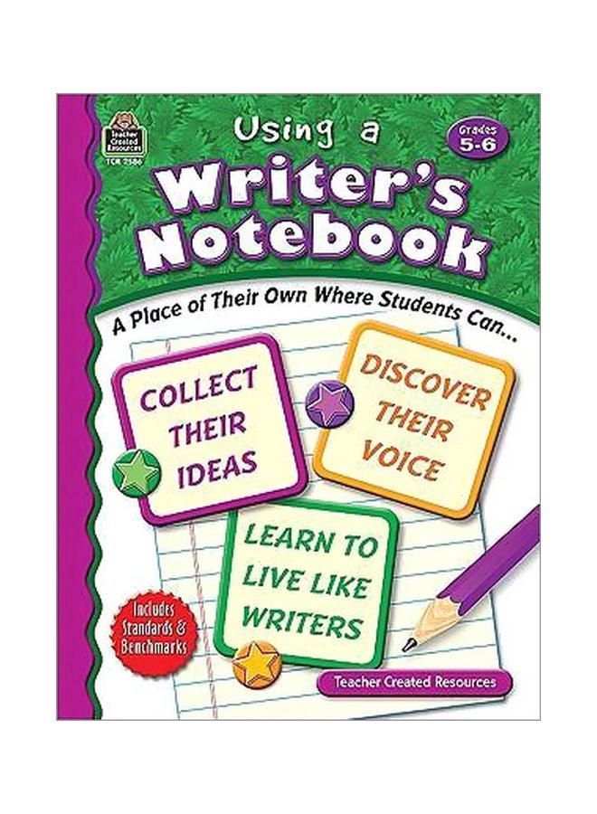 Using A Writer's Notebook, Grades 5-6 Paperback English by Jane Webster - 01 Mar 2010 