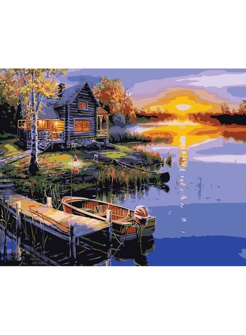 Painting by Numbers For Adults Beginners Canvas Oil DIY Paint by Numbers Kit Multicolour 50.00*5.00*5.00cm