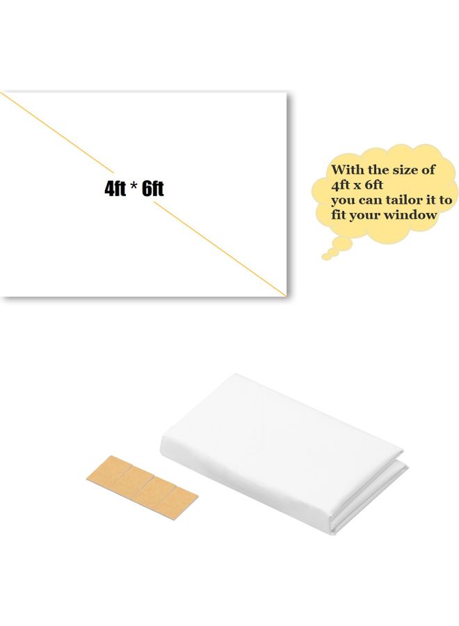 Generic - Semi-Translucent Curtain Rear Projection Screen White 22.00*2.00*17.00cm - Image 1