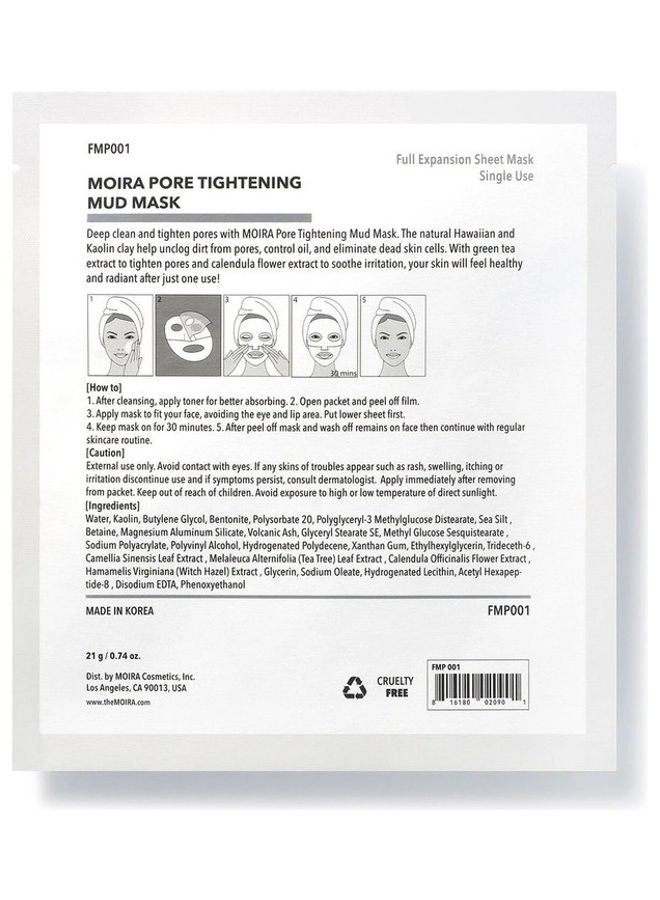 moira Pore Tightening Mud Mask 21grams - Image 3