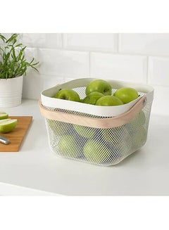 ZENHOME Storage Basket White 25x18x26cm  - Image 4