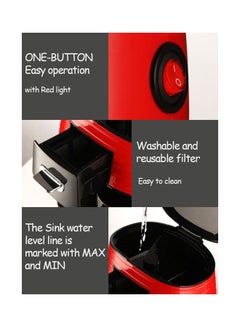 edoolffe Coffee Machine And Tea Maker 250.0 ml 450.0 W SHW52629785 Gules  - Image 3