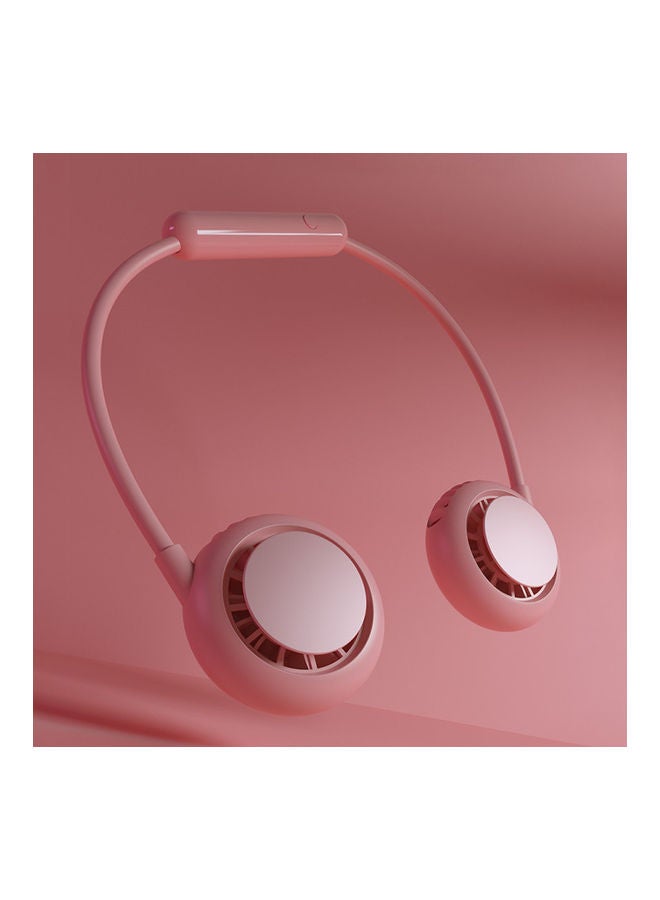 USB Charging 360 Degree Rotatable Hanging Neck Small Fan H33734P-KM Pink - Image 2