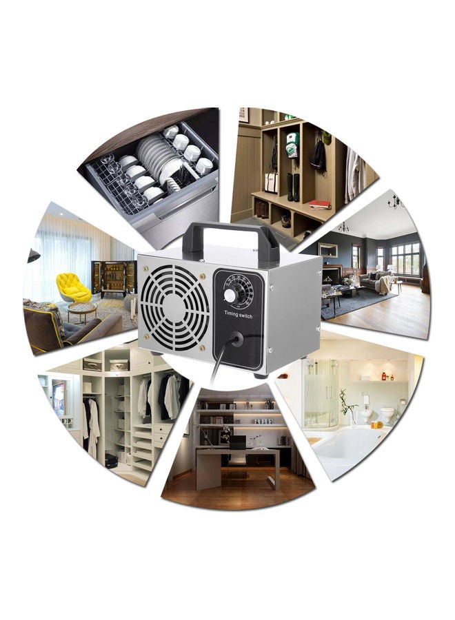 28g/h Machine Portable Ozonator Air Filter Purifier Fan For Home Car H33055-EU-KM Multicolour  - Image 4