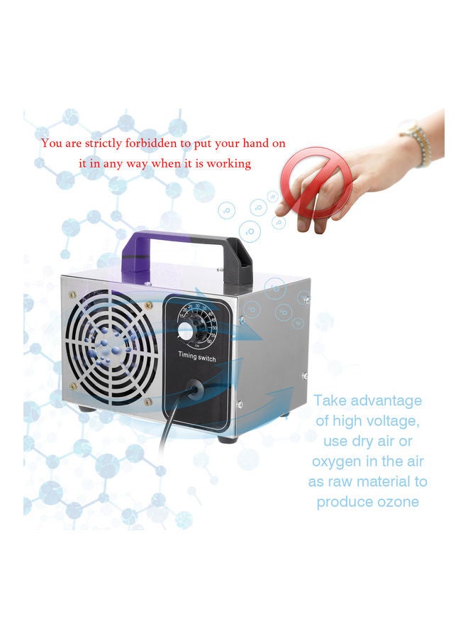28g/h Machine Portable Ozonator Air Filter Purifier Fan For Home Car H33055-EU-KM Multicolour  - Image 5