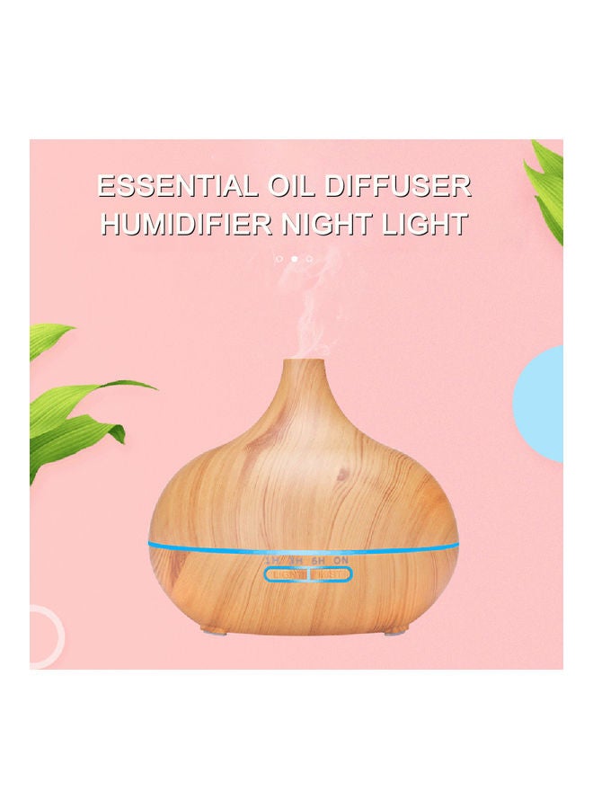 Household Wood Grain Aroma Diffuser Humidifier Black - Image 5