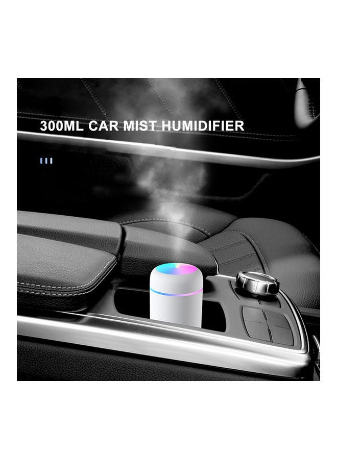 ماركة غير محددة - جهاز ترطيب هواء للسيارة بتصميم كوب ملون مزود بمنفذ USB أبيض - Image 1