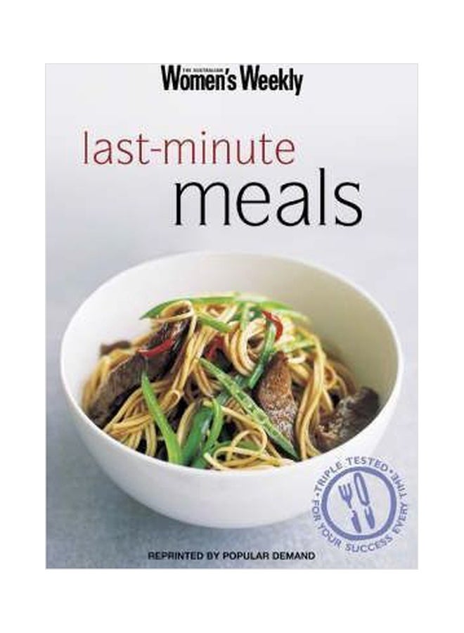 Last Minute Meals Paperback English by Susan Tomnay - 01032018 