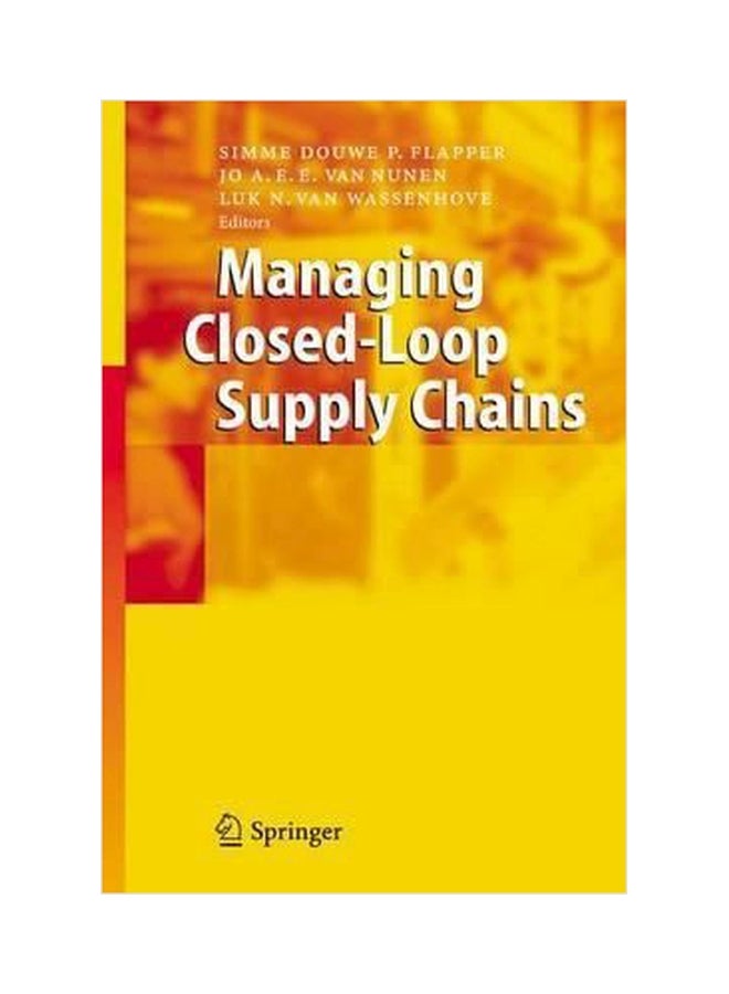 Managing Closed Loop Supply Chains Paperback English by Simme D.P. Flapper - 01032018 