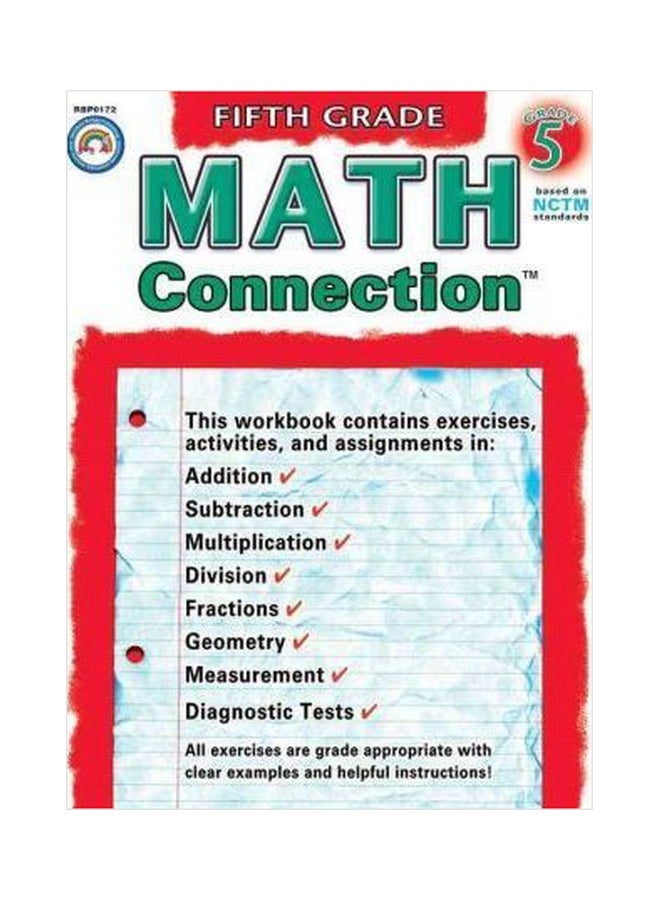 Math Connection Grade 5 Paperback English by Rainbow Bridge Publishing - 01032018