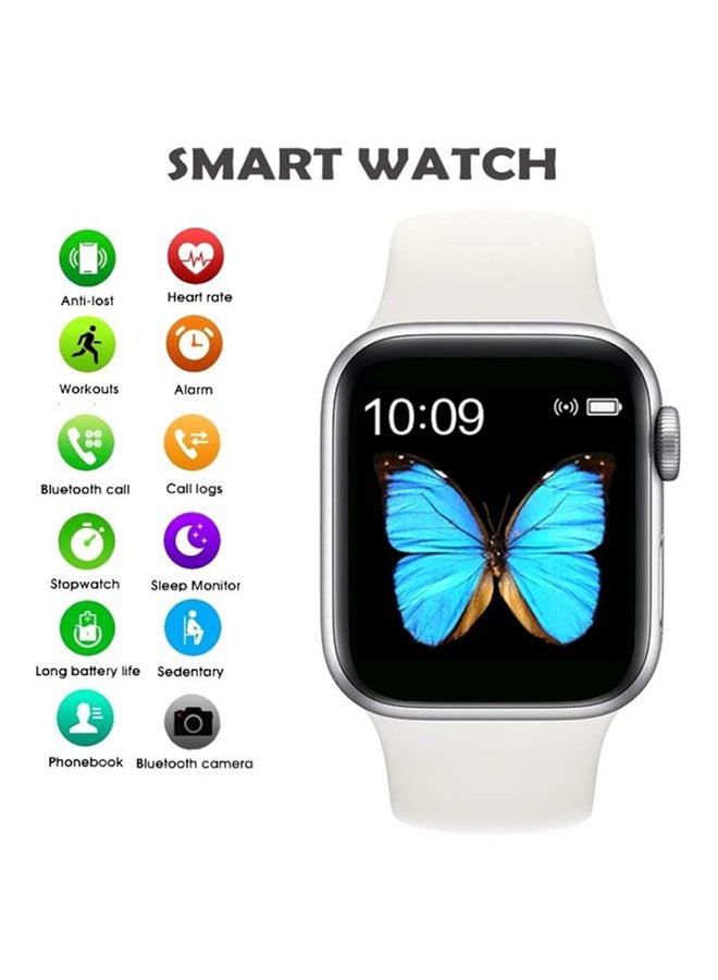 BSNL - T500 Smartwatch Bluetooth Calling Heart Rate Monitor White - Image 1