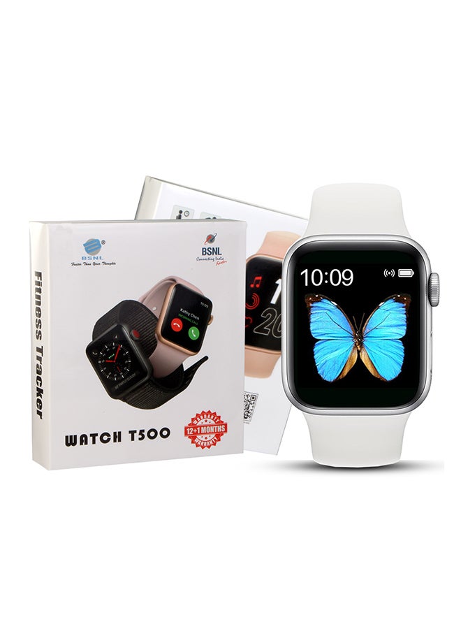 BSNL - T500 Smartwatch Bluetooth Calling Heart Rate Monitor White - Image 1