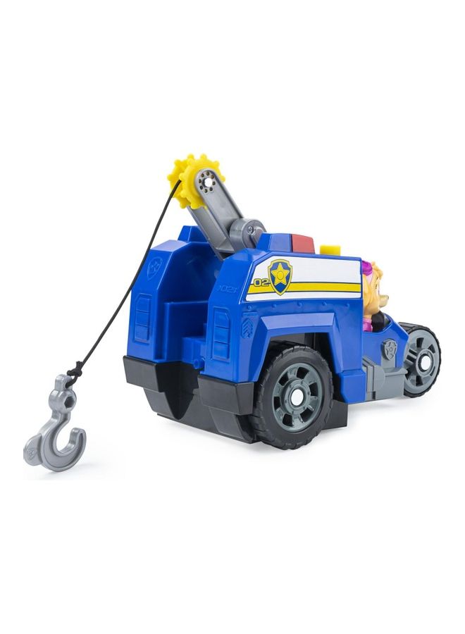 PAW PATROL - Chase Split-Second 2-in-1 Transforming Police Cruiser Vehicle with 2 Collectible Figures 4.5 x 14 x 7inch - Image 1