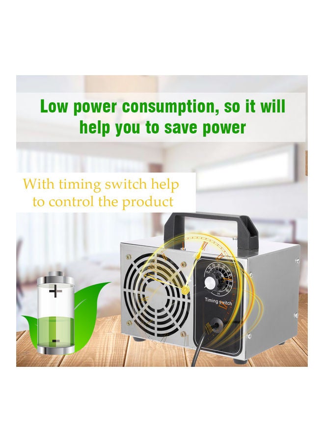 Generic - 20g/h Machine Portable Ozonator Air Filter Purifier Fan For Home Car H33053-EU-KM Multicolour - Image 1