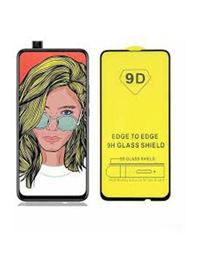 9H Full Protection Glass Screen Protector For Huawei Y9 Prime Black/Clear