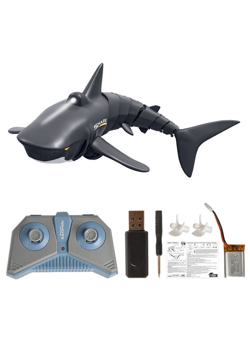 Generic - Mini RC Shark Remote Control Racing Boat 20.4 x 11.2 x 15.2cm - Image 1