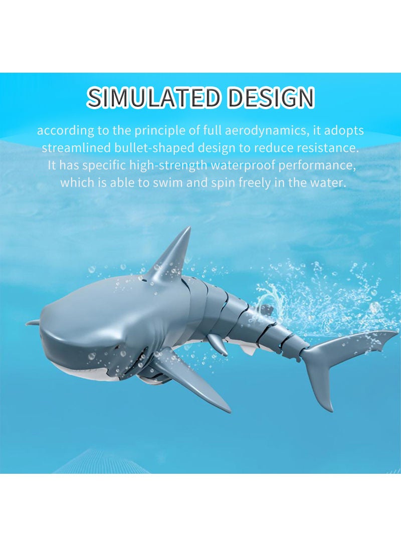 Generic - Mini RC Shark Remote Control Racing Boat 20.4 x 11.2 x 15.2cm - Image 1