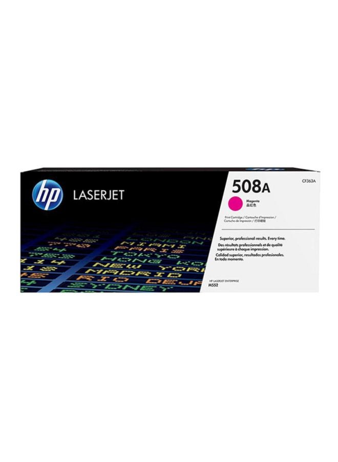 HP 508A LaserJet Ink Toner Cartridge Magenta  - Image 2