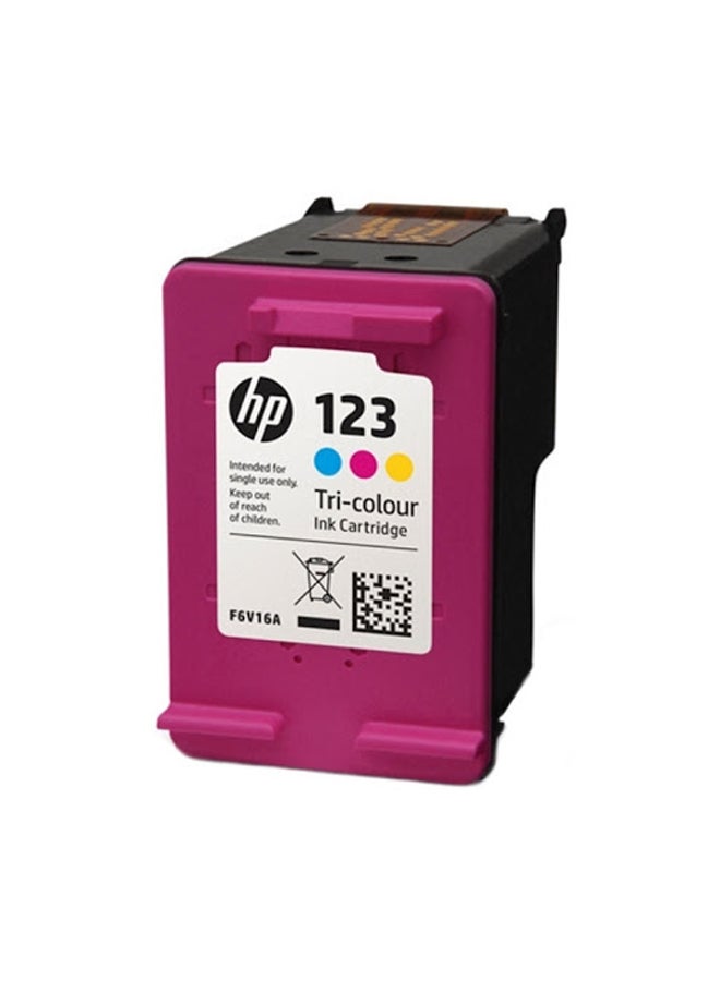 HP 123 Tri-colour Original Ink Cartridge 123 Tricolour  - Image 1