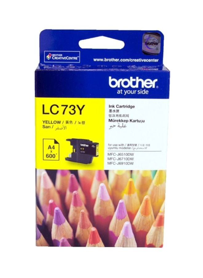 brother LC73Y Toner Ink Cartridge Yellow