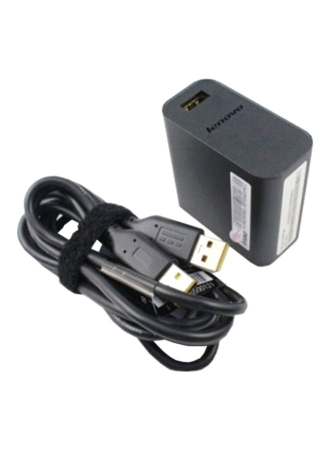 Lenovo Charger Adapter With Usb Cable For Lenovo Yoga 3 Black - Image 1