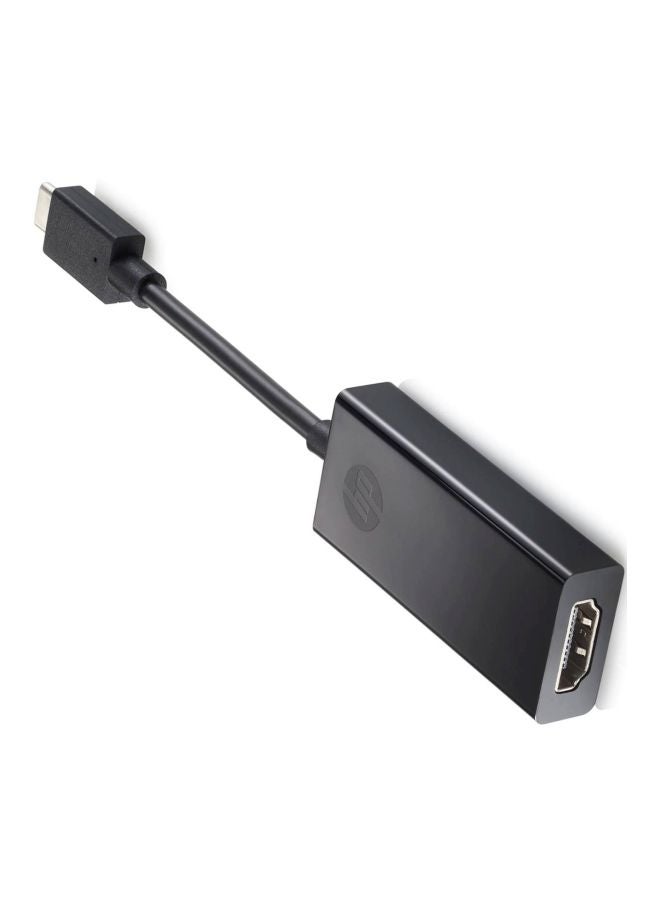 HP - Pavilion USB-C To HDMI Adapter Black - Image 1