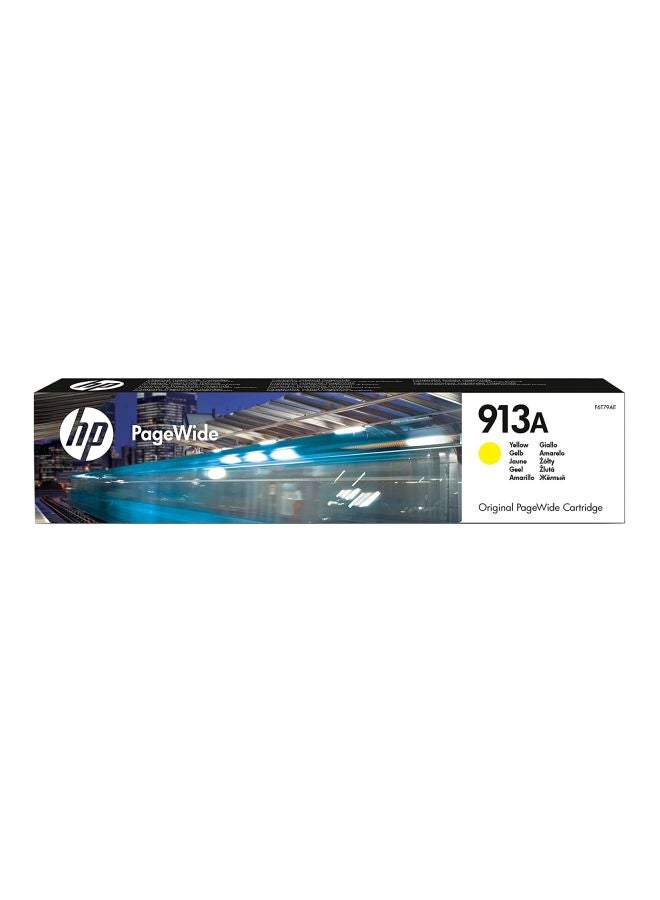 HP خرطوشة بيج وايد أصلية 913A 913A أصفر - Image 1