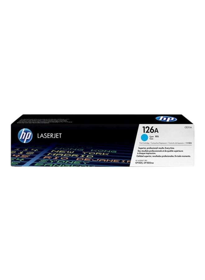 HP Hp 126A Laserjet Print Cartridge Cyan - Image 2