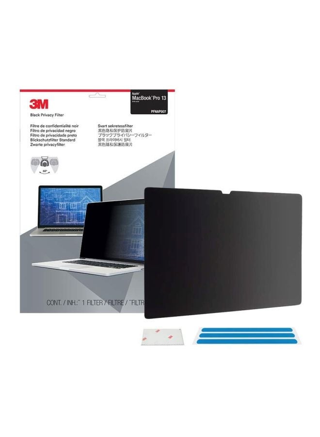 3M Privacy Filter Screen Protector For Apple MacBook 12-inch Black/Clear  - Image 1