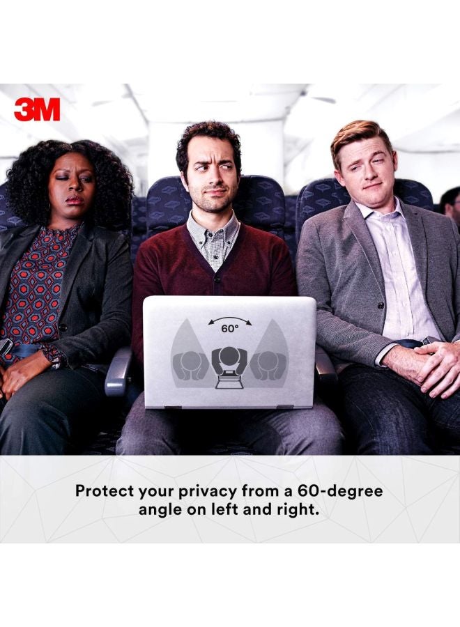 3M Privacy Filter Screen Protector For Apple MacBook 12-inch Black/Clear  - Image 5