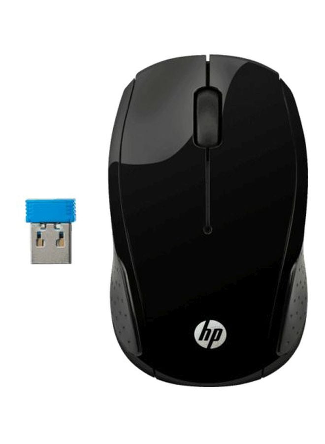HP Optical Wireless Mouse 200 Black/Grey  - Image 1
