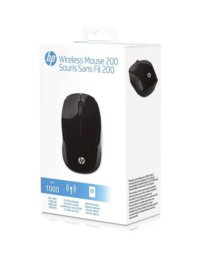 HP Optical Wireless Mouse 200 Black/Grey  - Image 4