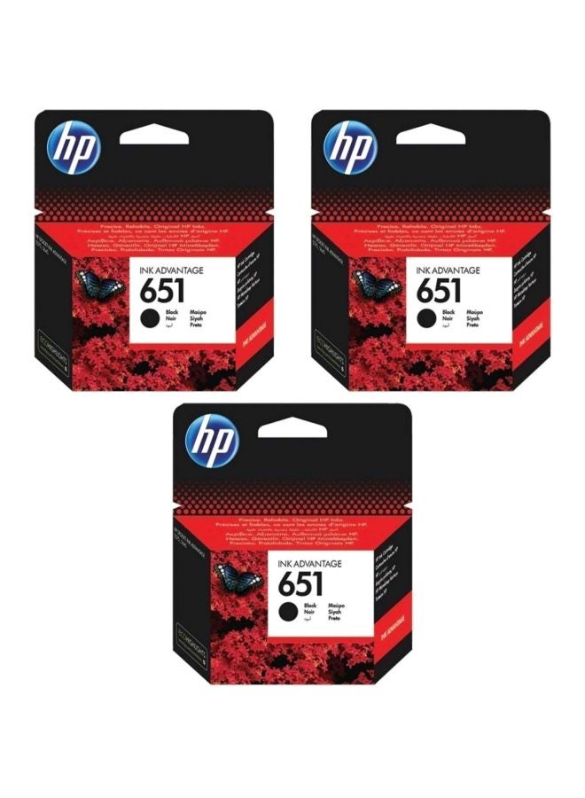 HP خرطوشة حبر 351 لطابعة إتش بي C2P11AE مجموعة من 3 قطع أسود/أصفر/وردي - Image 2