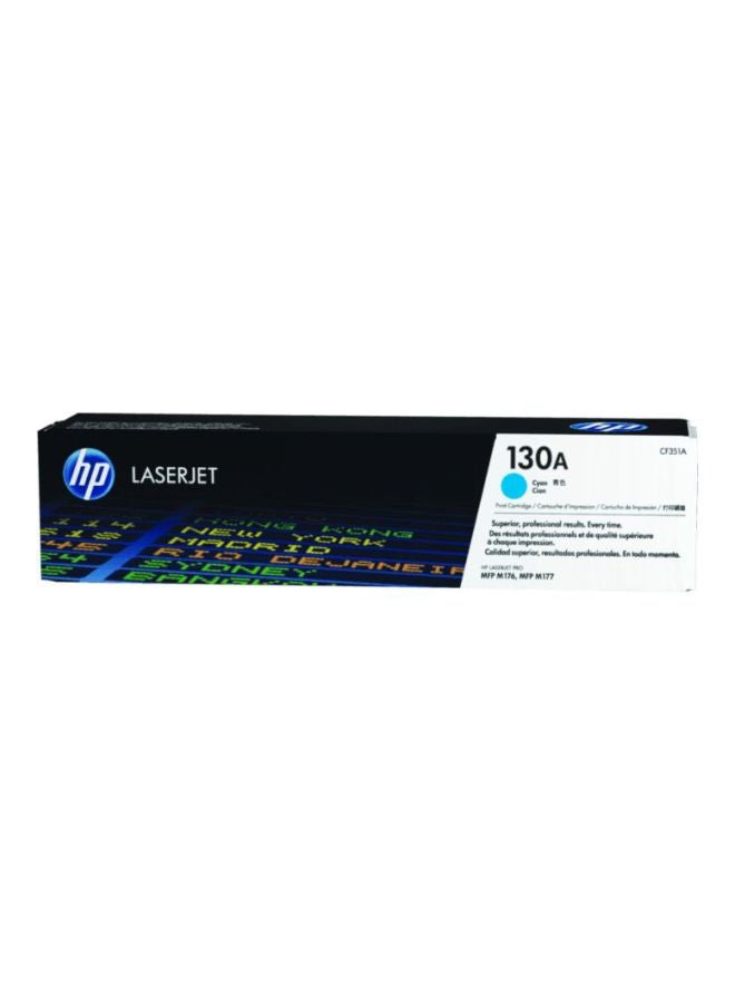 HP خرطوشة مسحوق حبر 130A للطابعة ليزر جيت أزرق سماوي