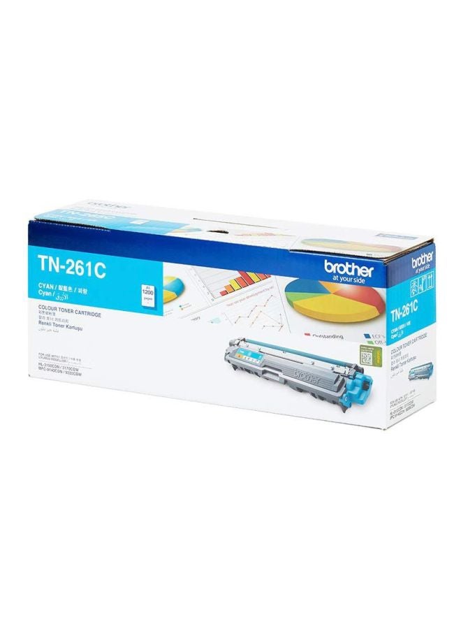 brother TN261  Toner For Printer Cyan  - Image 1